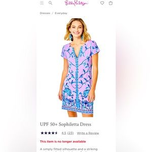 NWT XL Lilly Pulitzer Sophiletta Dress